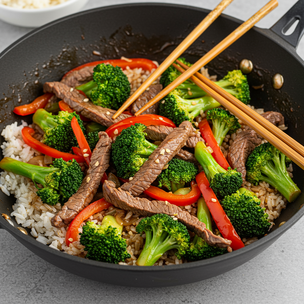 1. Beef and Broccoli Stir Fry