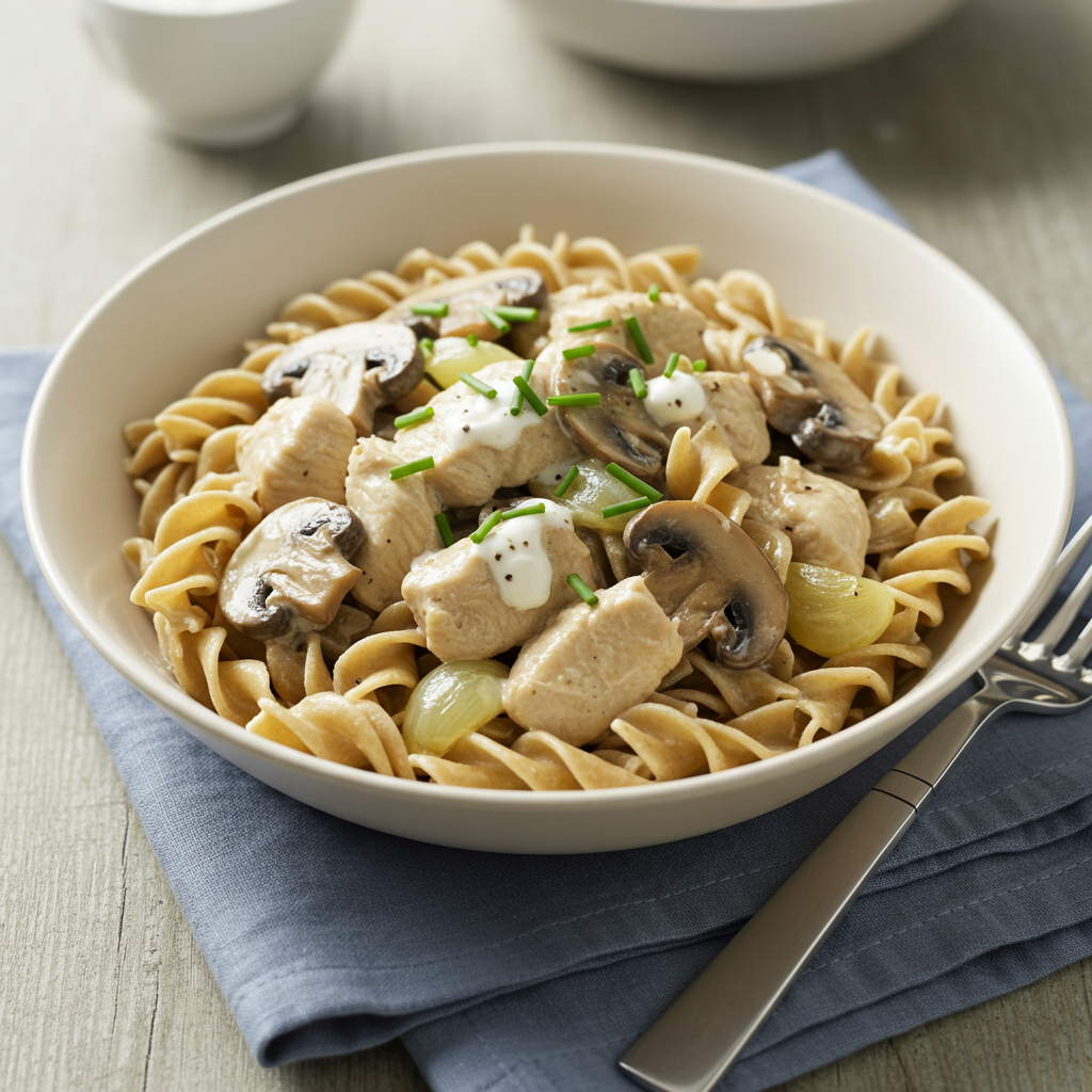 1. Chicken Stroganoff