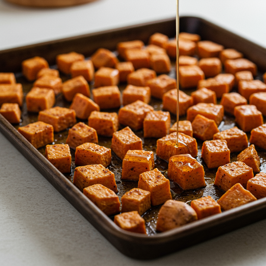 1. Cinnamon Roasted Sweet Potatoes