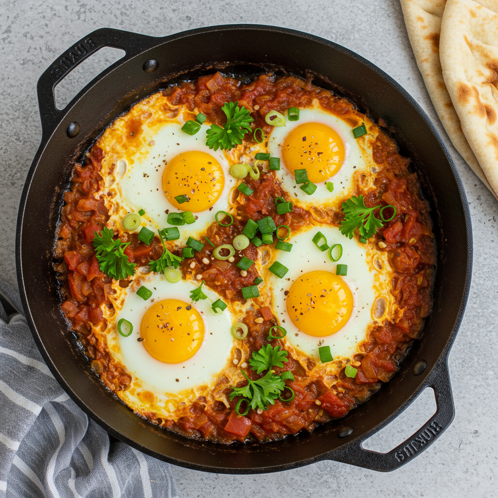1. Classic Afghan Eggs with Tomatoes (Tokhm-e Murgh)