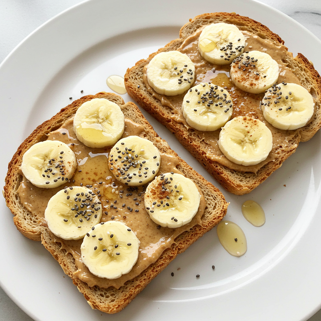 1. Classic Almond Butter Toast with a Twist