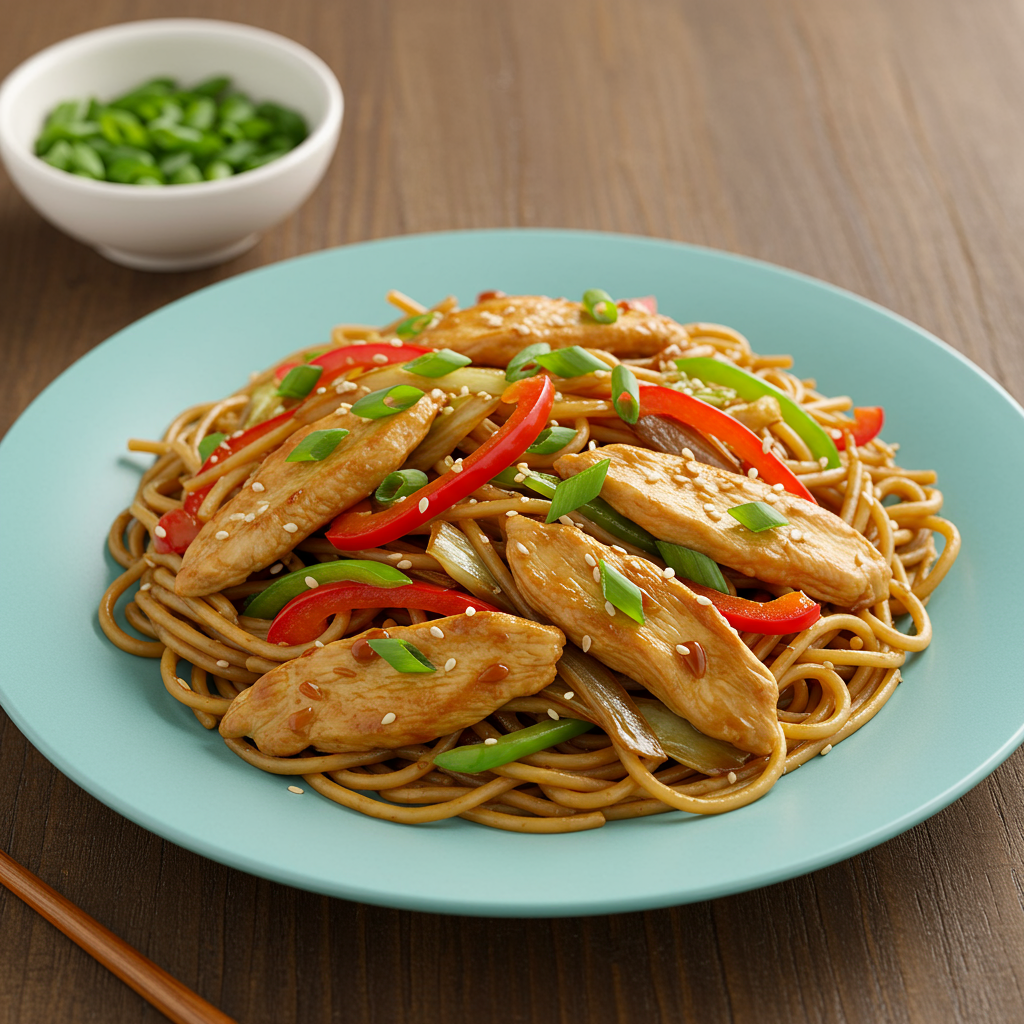 1. Classic Chicken Lo Mein