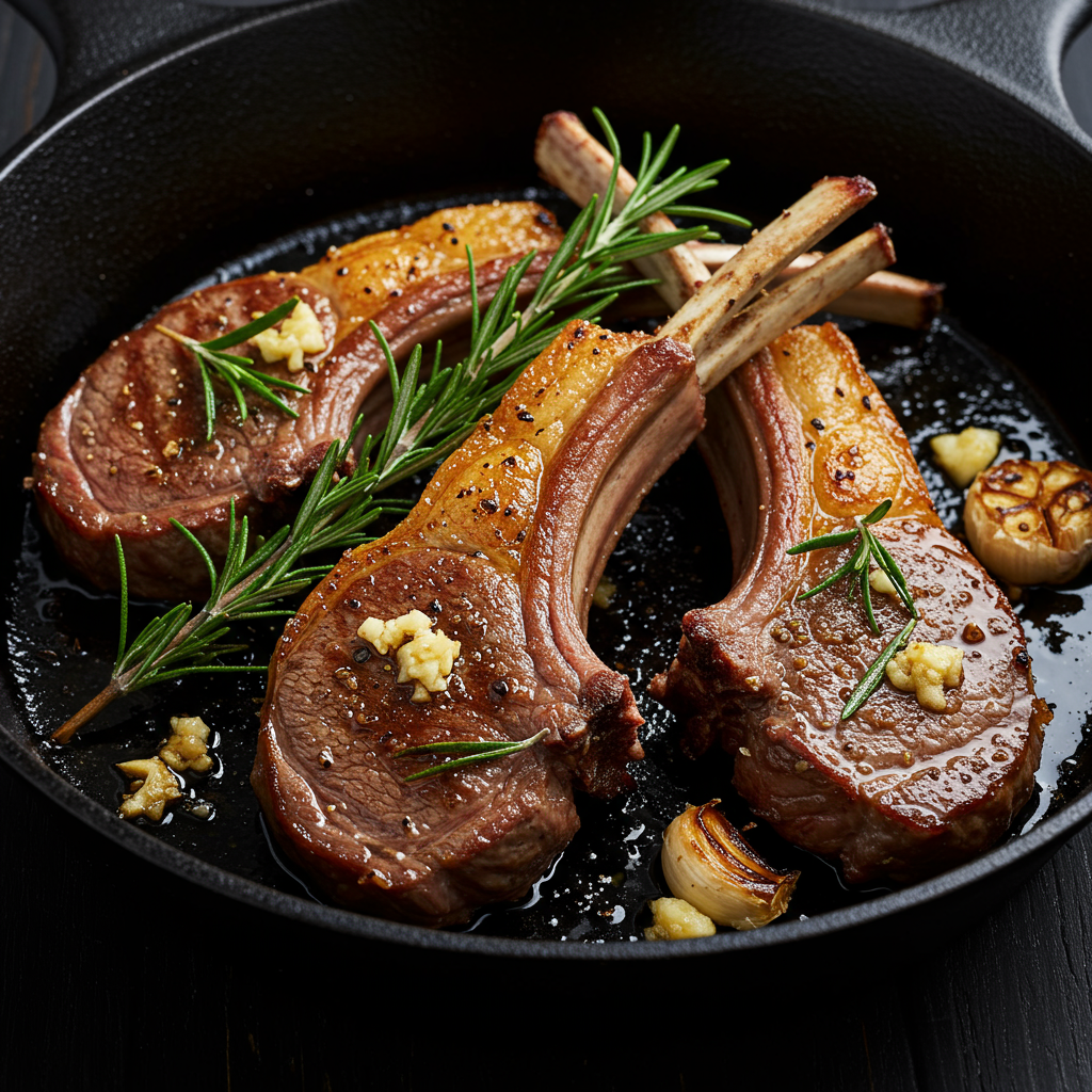 1. Classic Rosemary and Garlic Lamb Chops