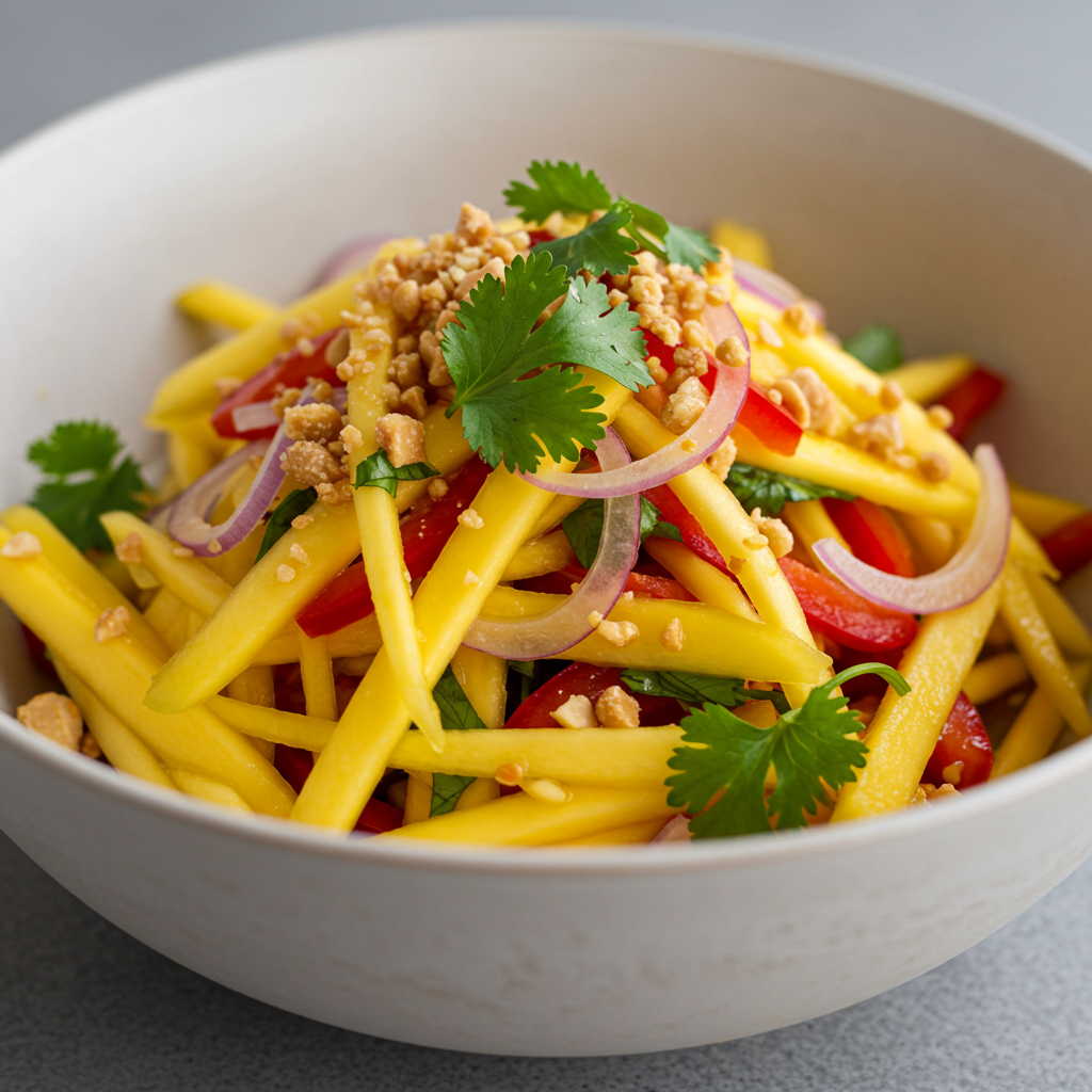1. Classic Thai Mango Salad (Som Tum Mamuang)