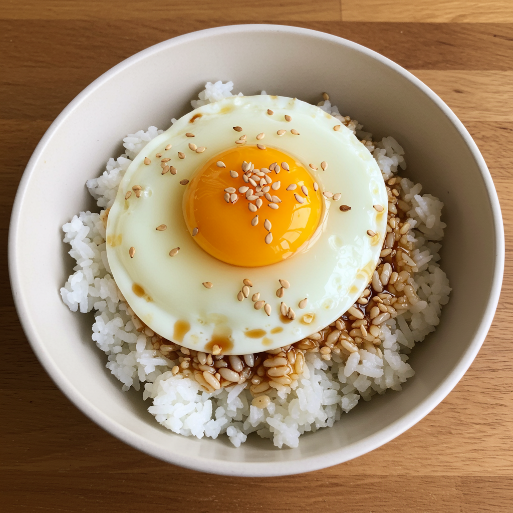 1. Gyeran Bap (Korean Egg Rice Bowl)