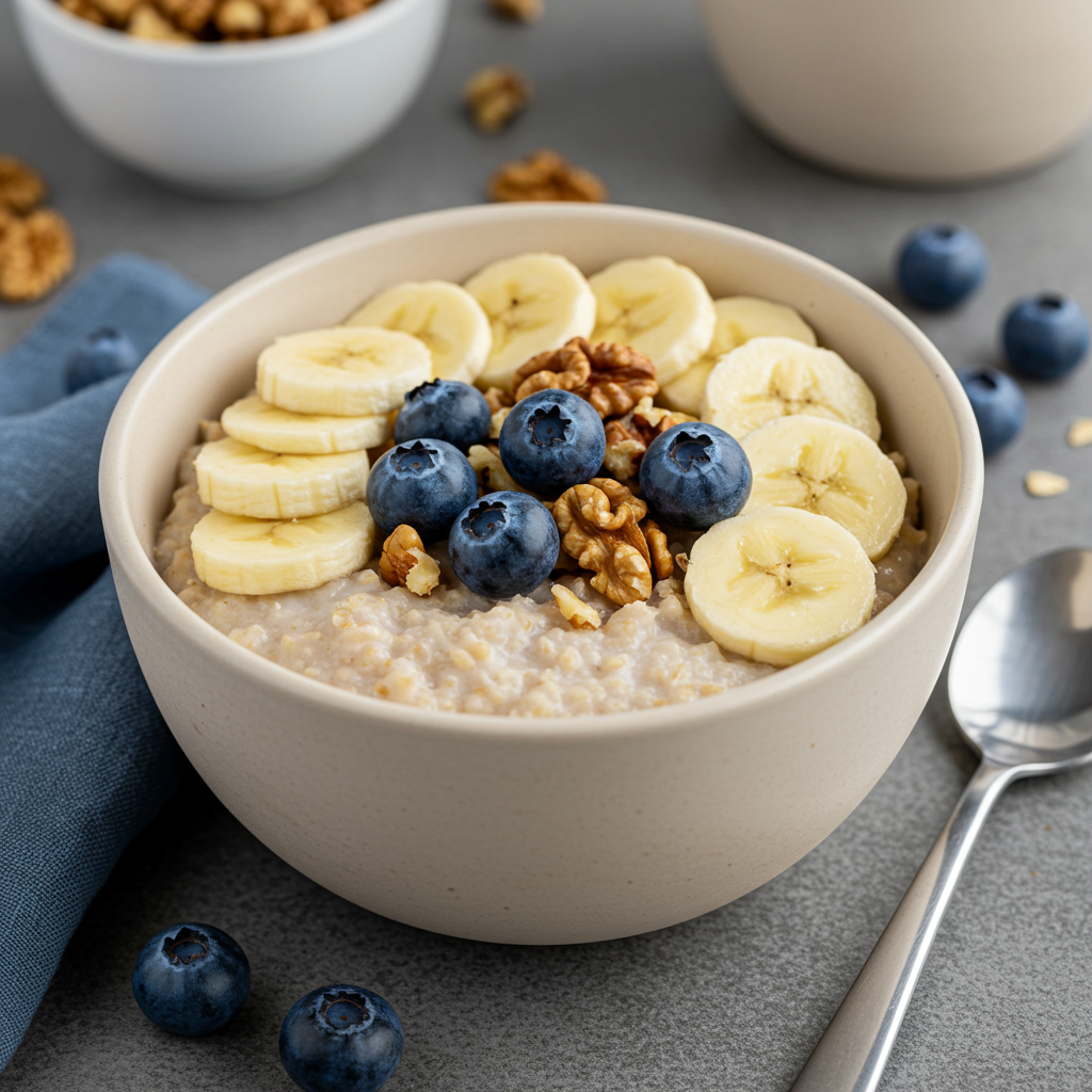 1. Power Porridge with Fruit & Nuts
