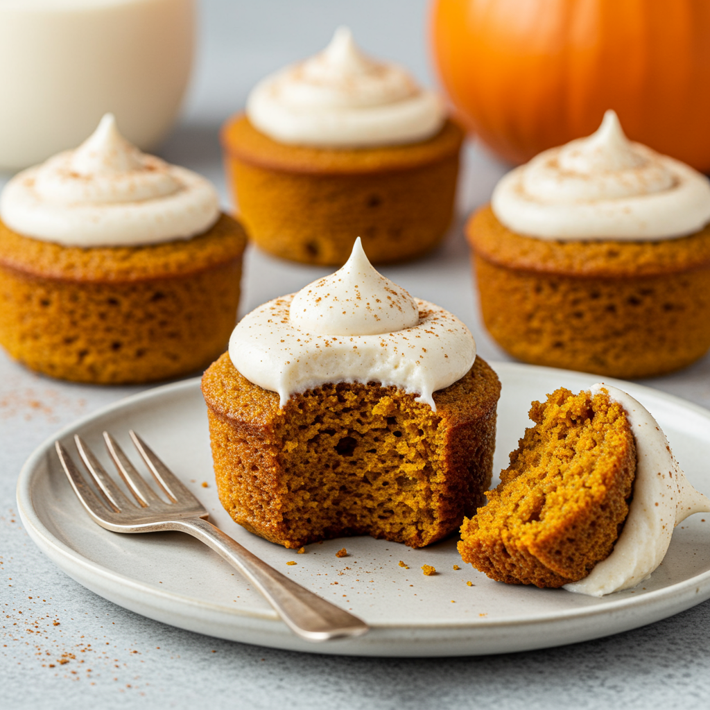 1. Spiced Pumpkin Mini Cakes