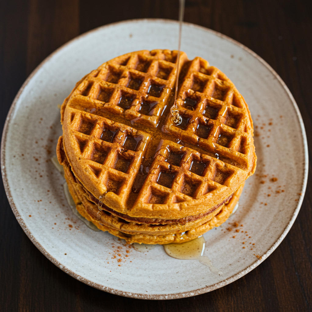 1. Sweet Potato Waffles