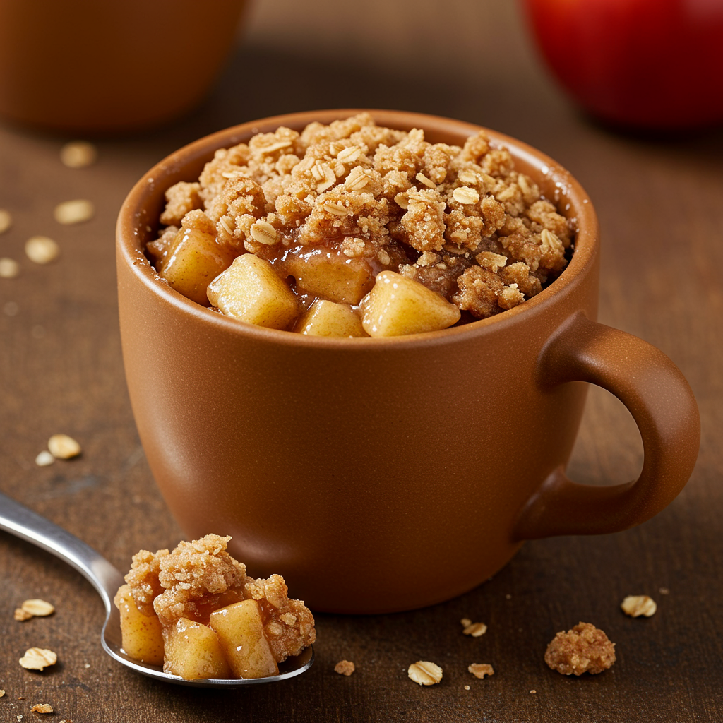 2. 5-Minute Microwave Apple Crisp