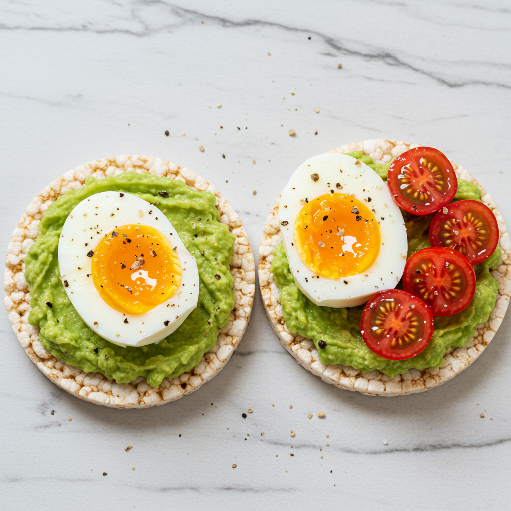 2. Avocado Toast Rice Cake