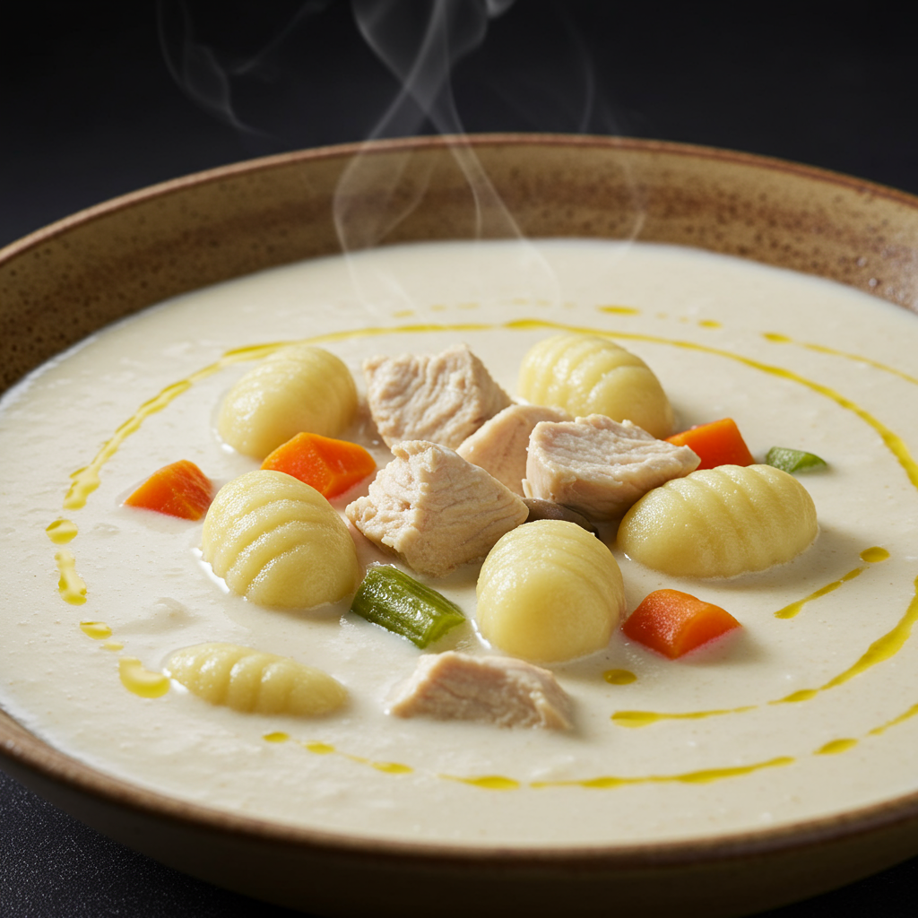 2. Creamy Dairy-Free Chicken Gnocchi Soup