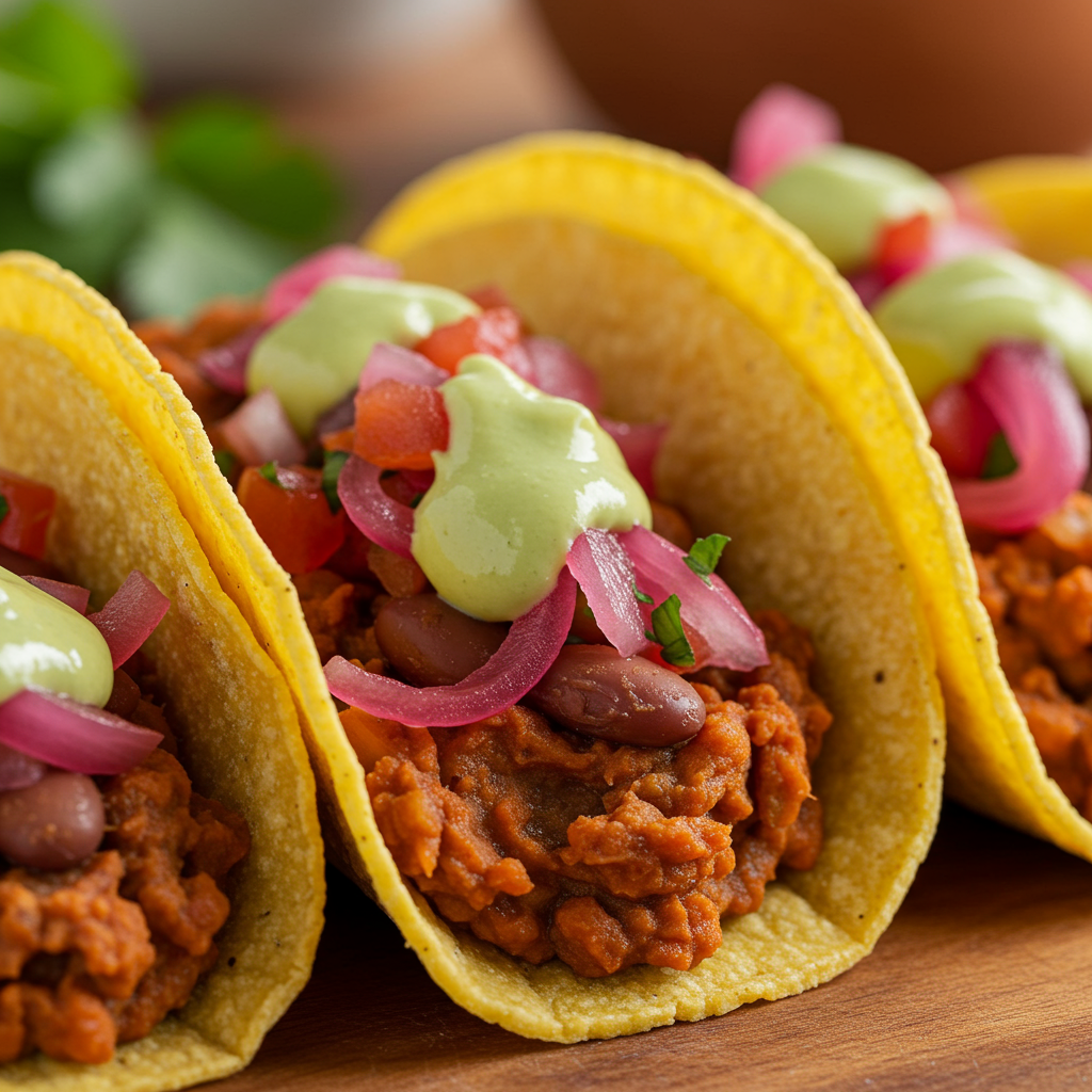 2. Epic Vegetarian Tacos with Quick-Pickled Onions