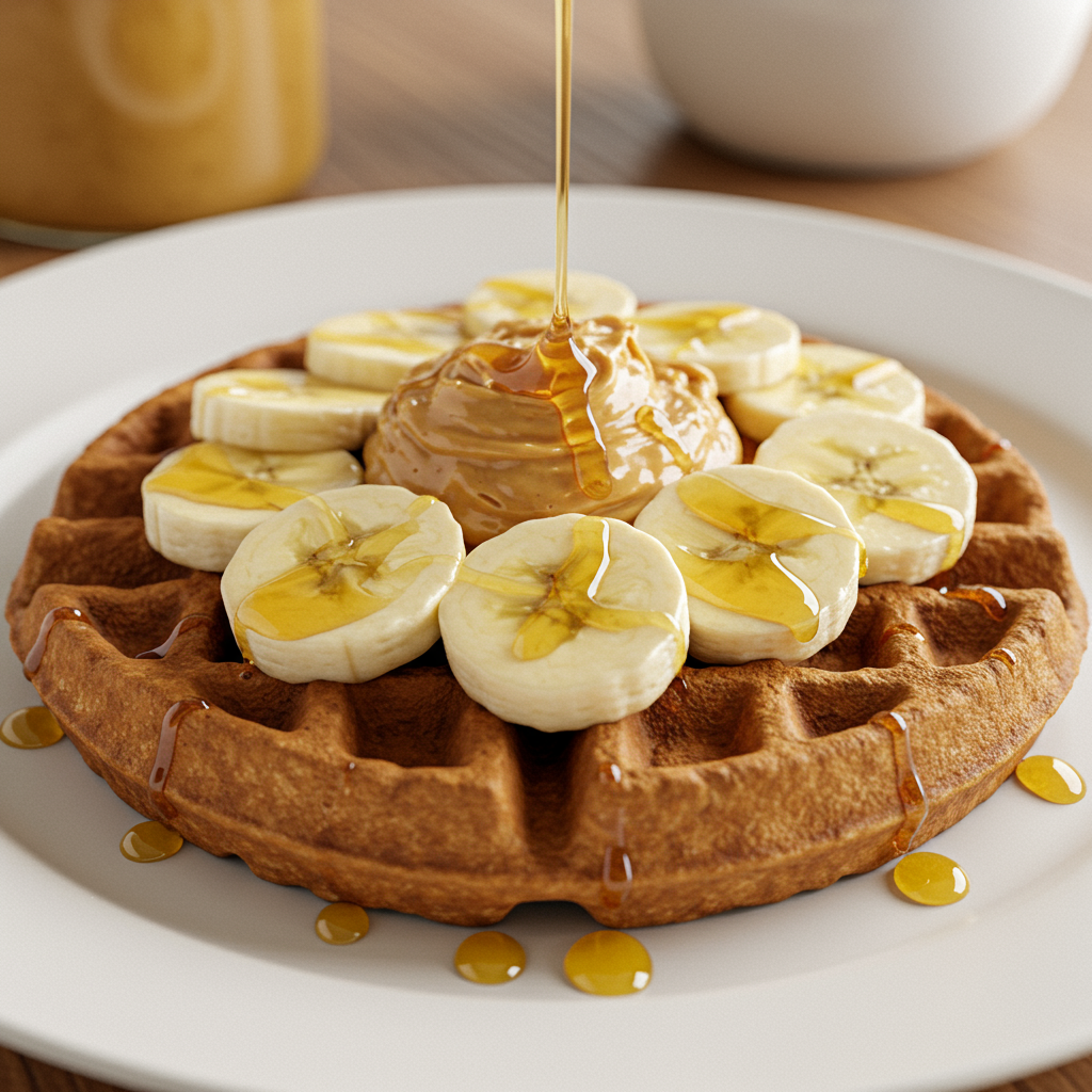 2. Frozen Whole Grain Waffles With Fun Toppings