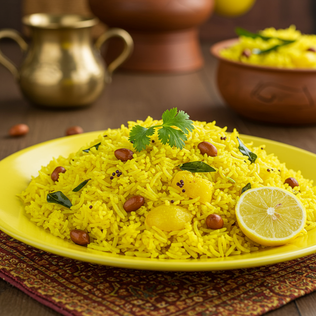 2. Lemon Rice (South Indian Classic)