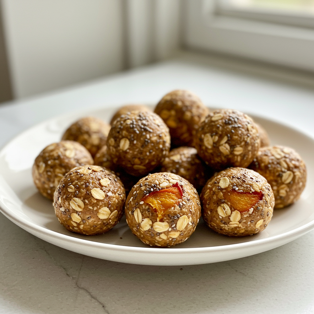 2. No-Bake Peach Energy Balls
