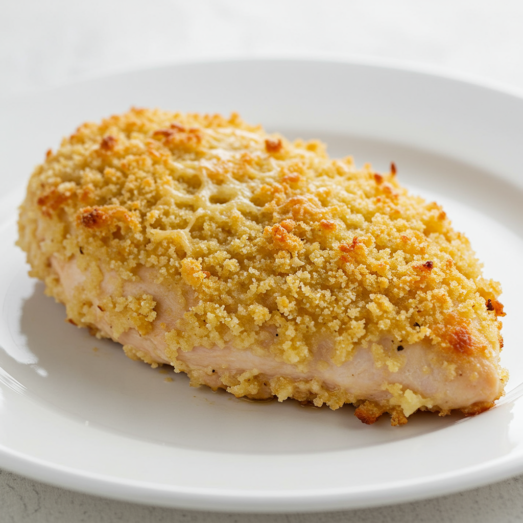 2. Parmesan Crusted Baked Chicken Breast