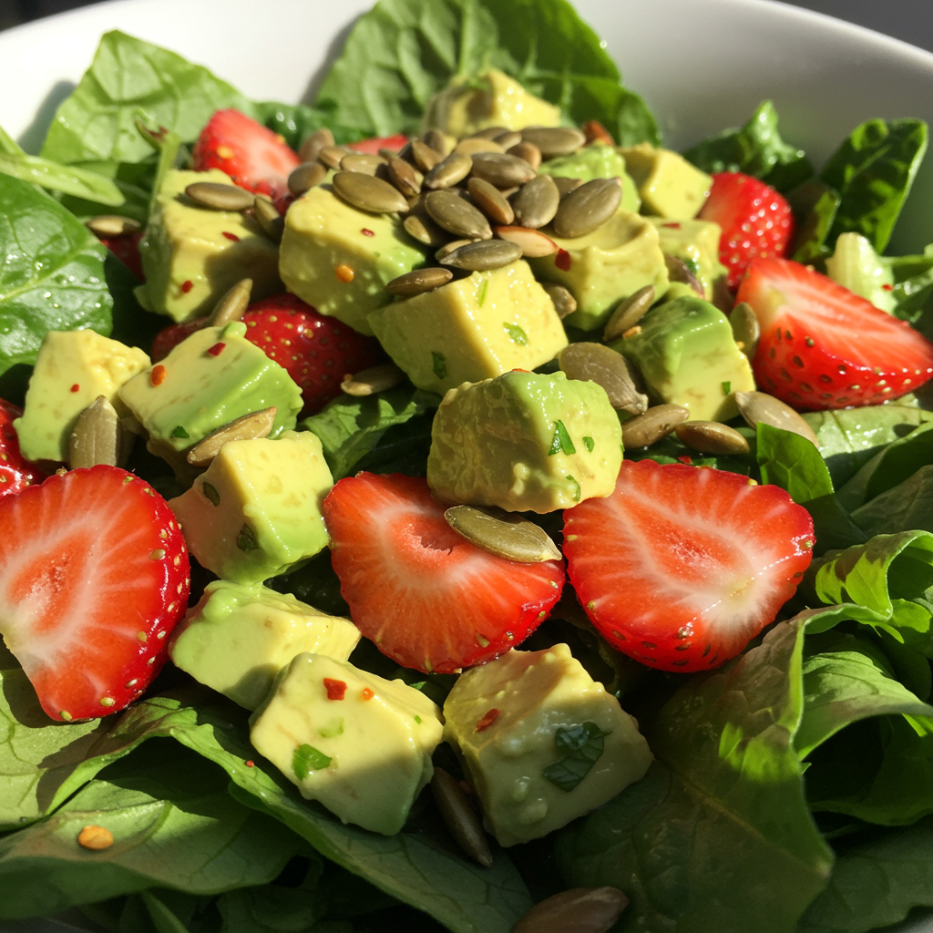 2. Strawberry Avocado Salad