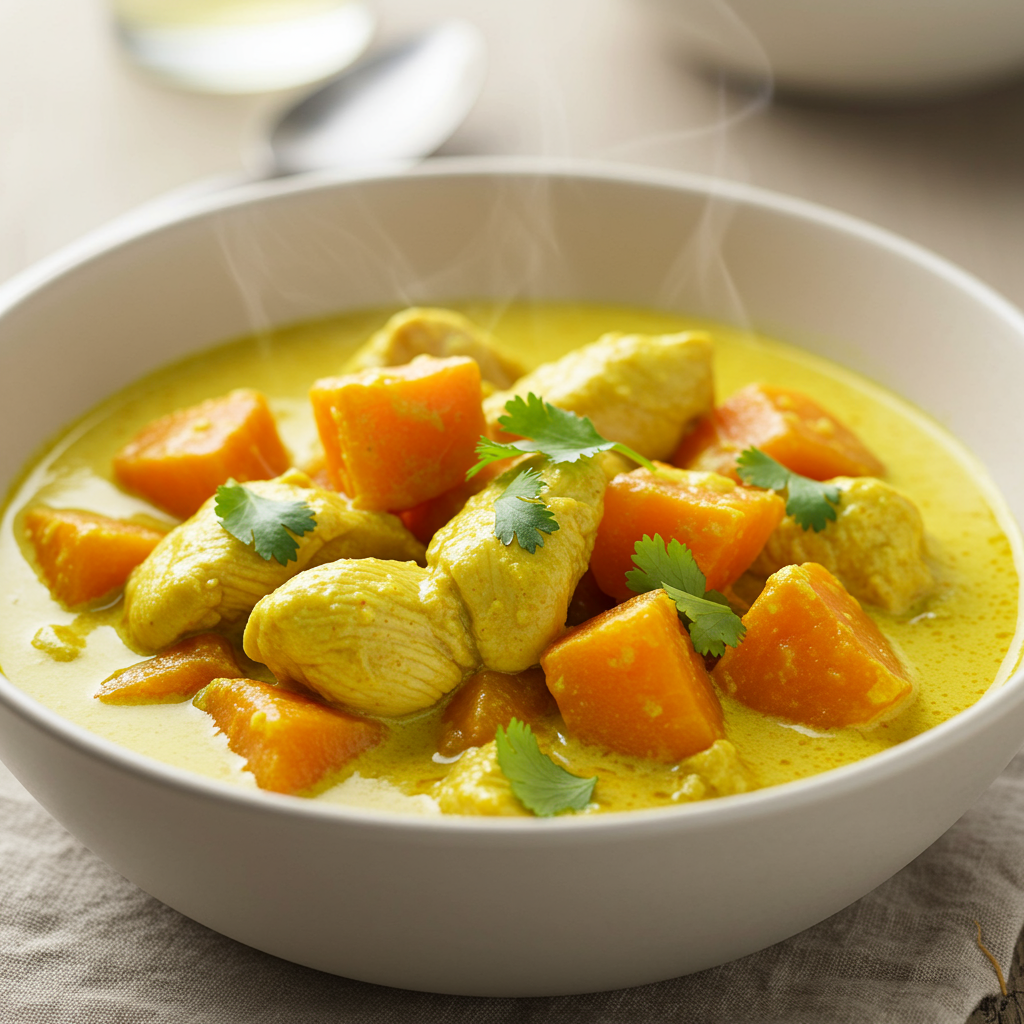 2. Turmeric Chicken and Sweet Potato Curry