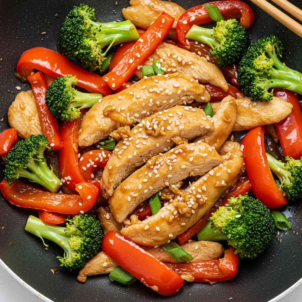 3. 15-Minute Honey Soy Chicken Stir-Fry