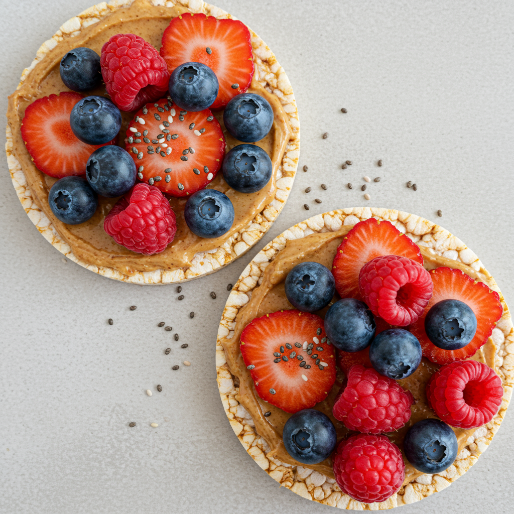 3. Almond Butter, Berries &amp; Chia Seeds