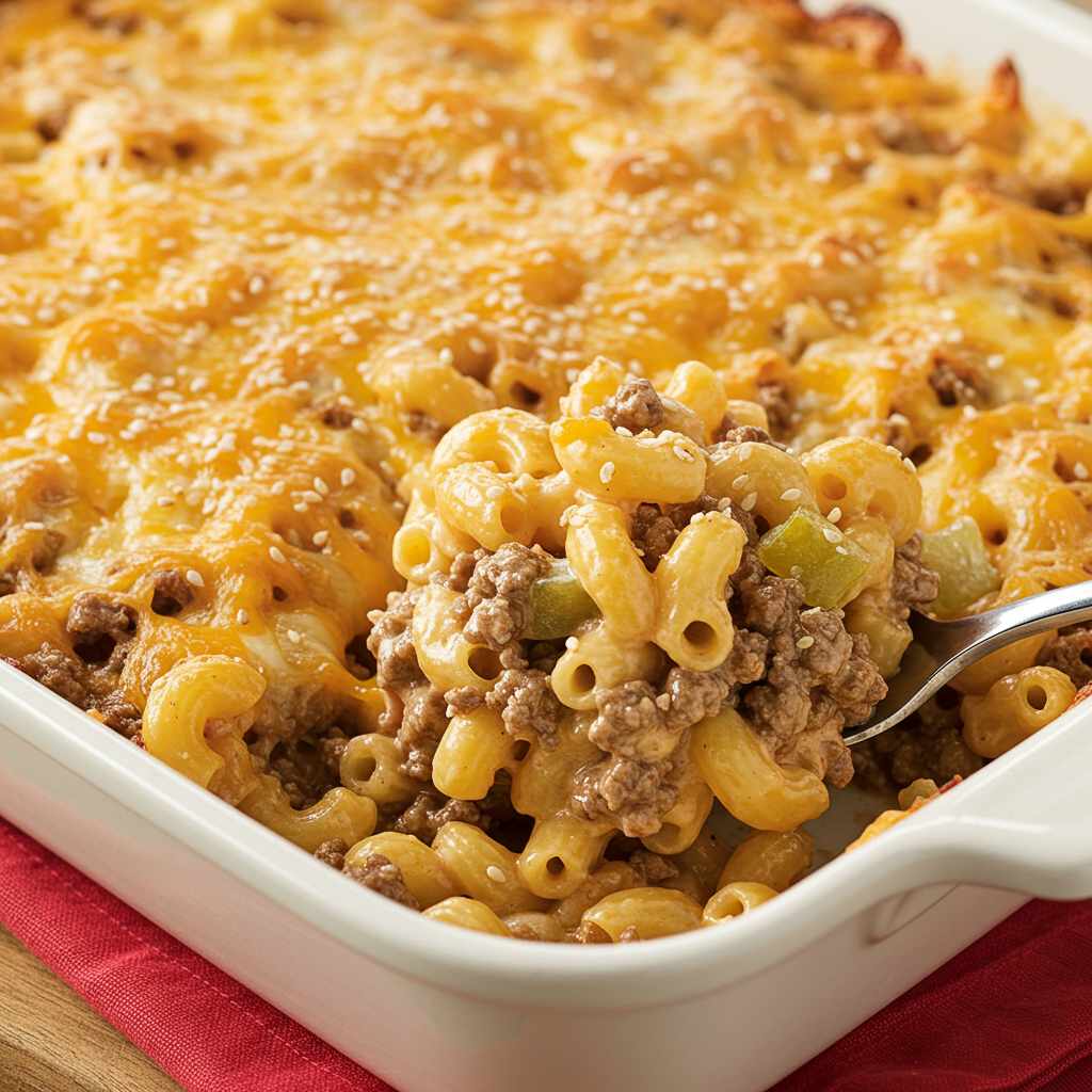3. Cheeseburger Casserole with Secret Sauce