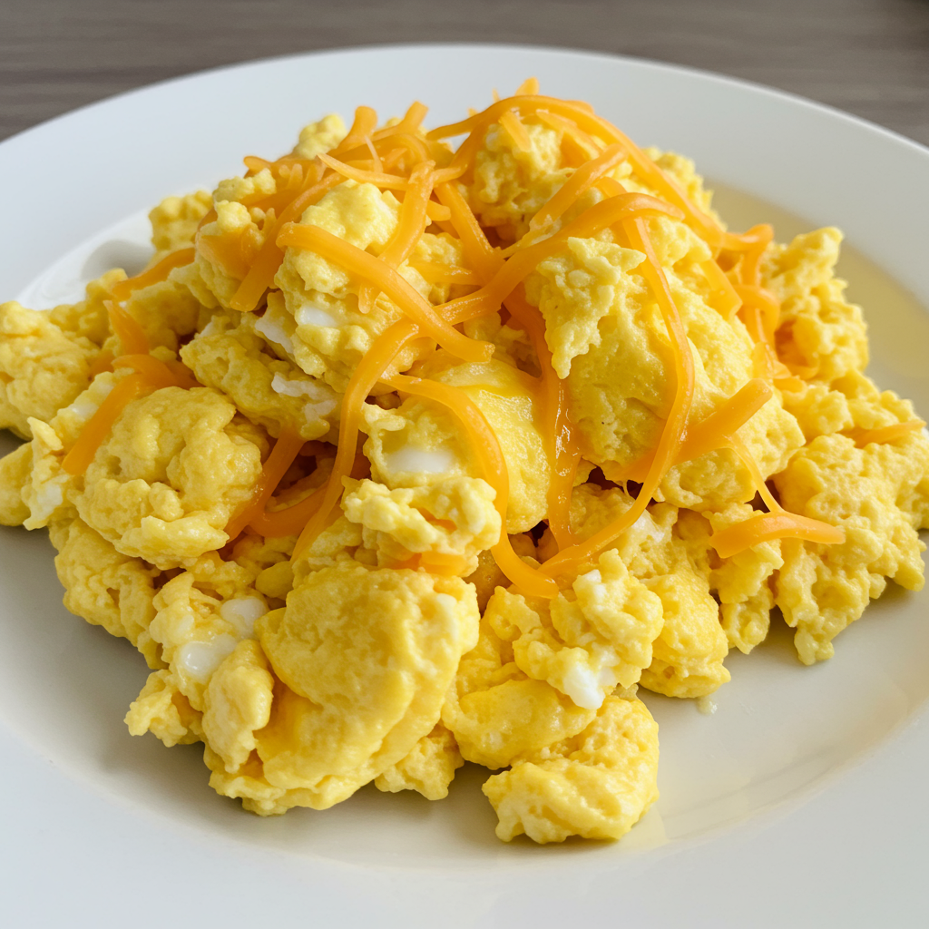 3. Fluffy Scrambled Eggs