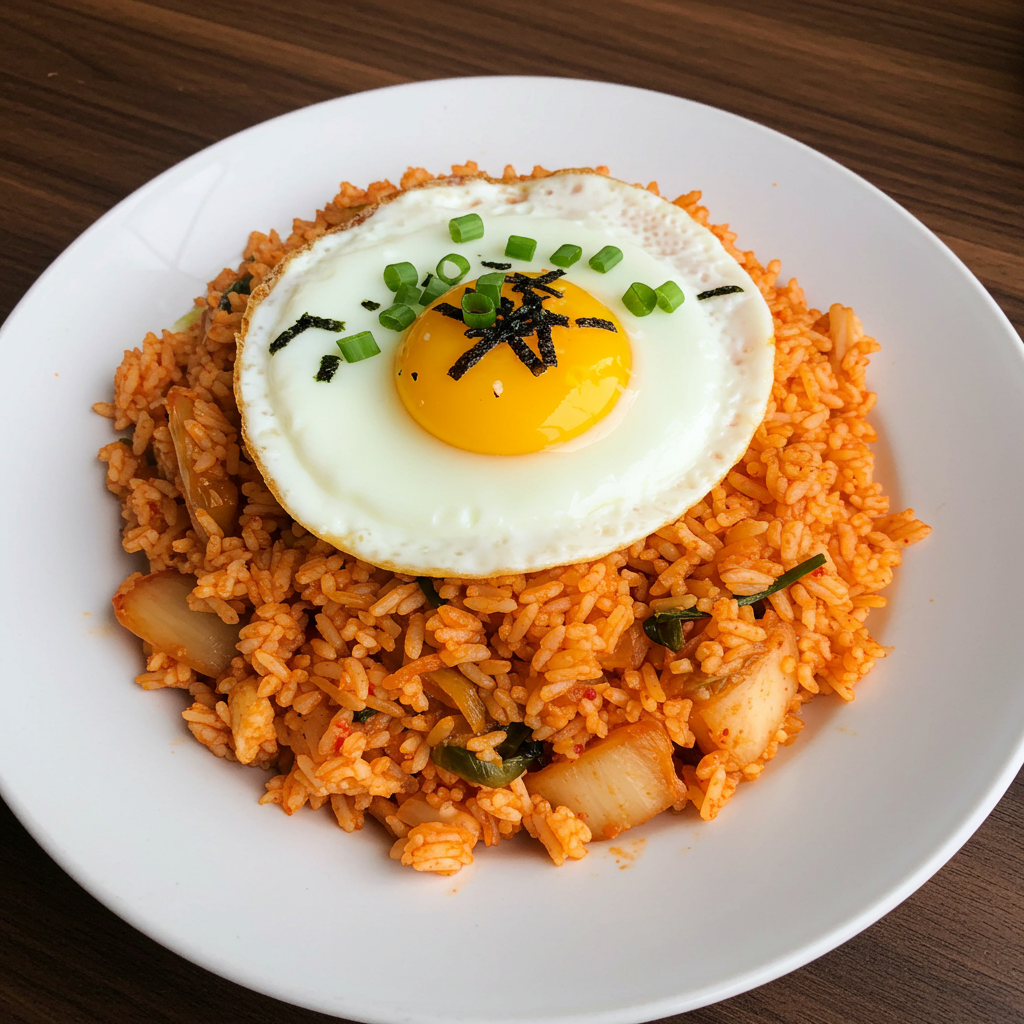 3. Kimchi Bokkeumbap (Kimchi Fried Rice)