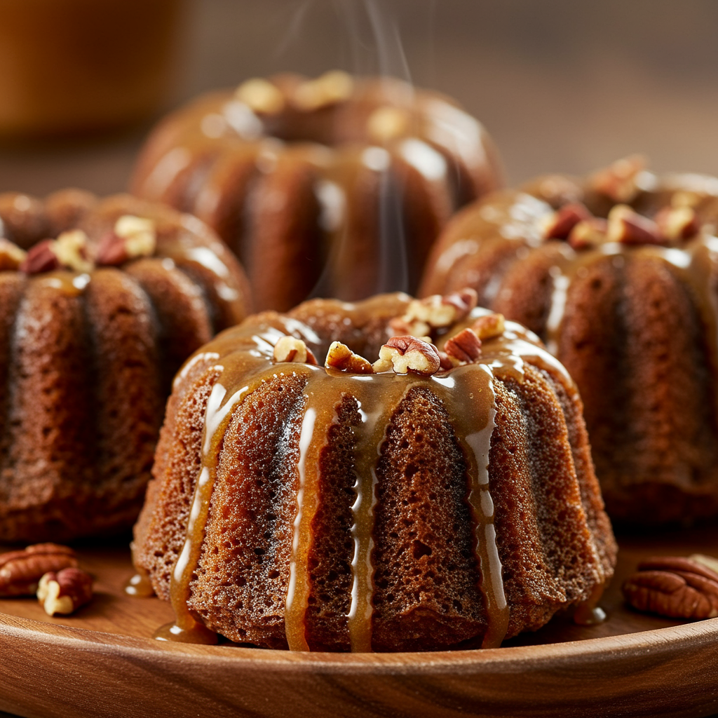 3. Maple Pecan Mini Cakes