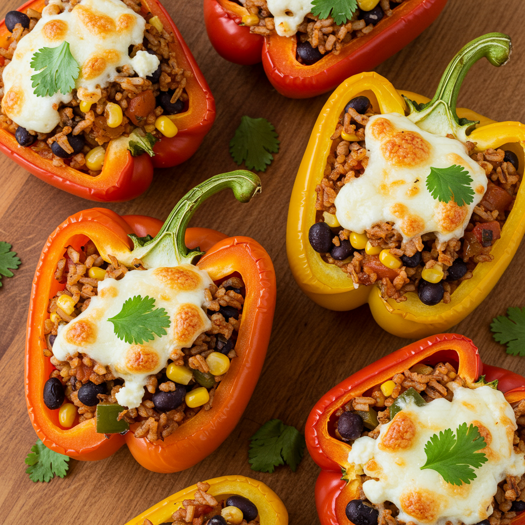 3. Mediterranean Stuffed Bell Peppers – Colorful and Nutritious