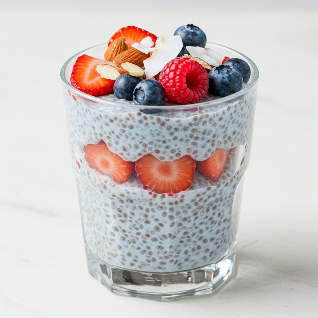 3. Omega-3 Chia Pudding Parfait