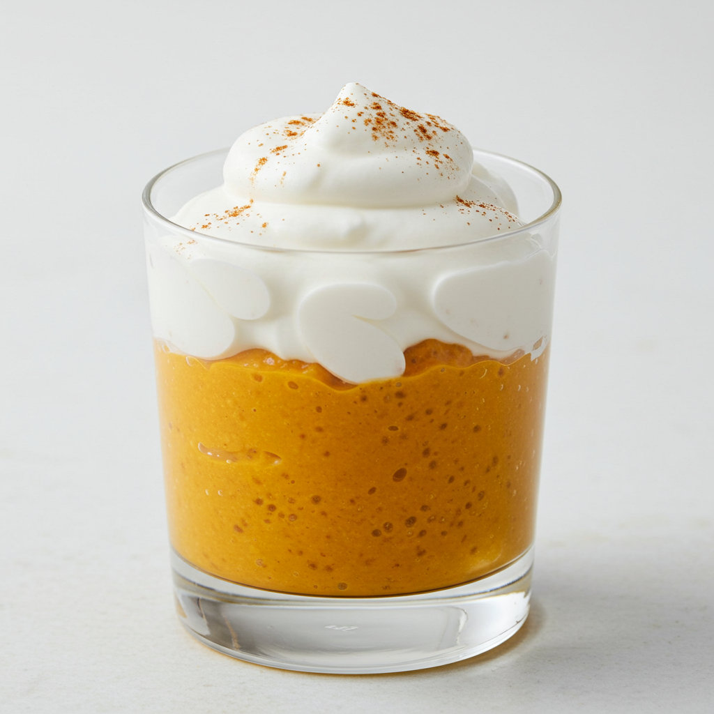 3. Pumpkin Chia Pudding with Spiced Greek Yogurt Whip