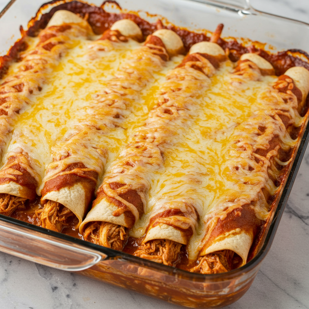 3. Quick 30-Minute Chicken Enchiladas