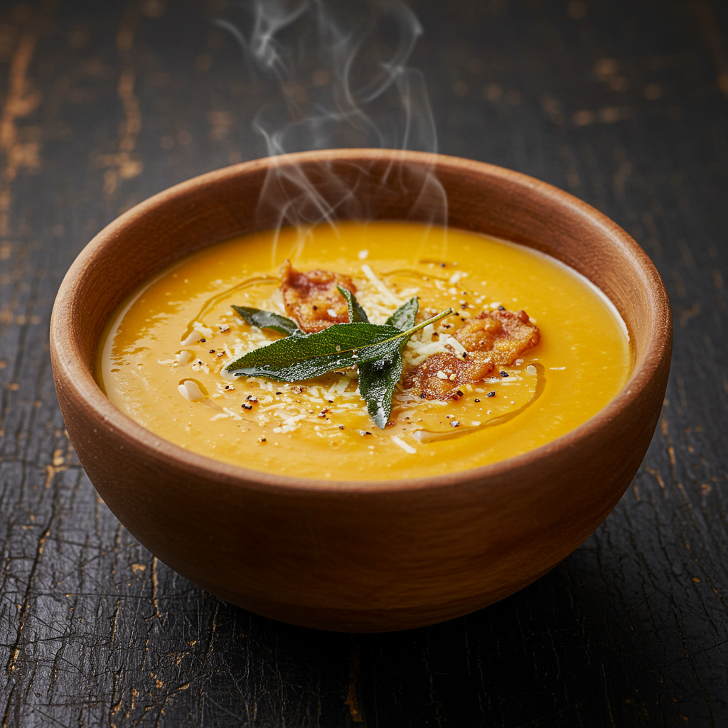 3. Roasted Garlic &amp; Sage Butternut Squash Soup