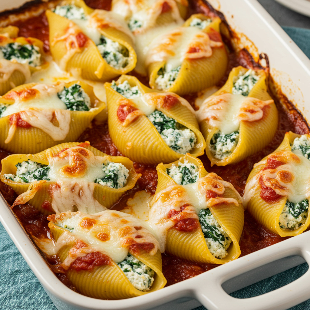 3. Spinach &amp; Chicken Stuffed Shells