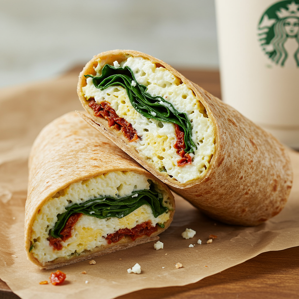3. Starbucks Spinach, Feta & Egg White Wrap
