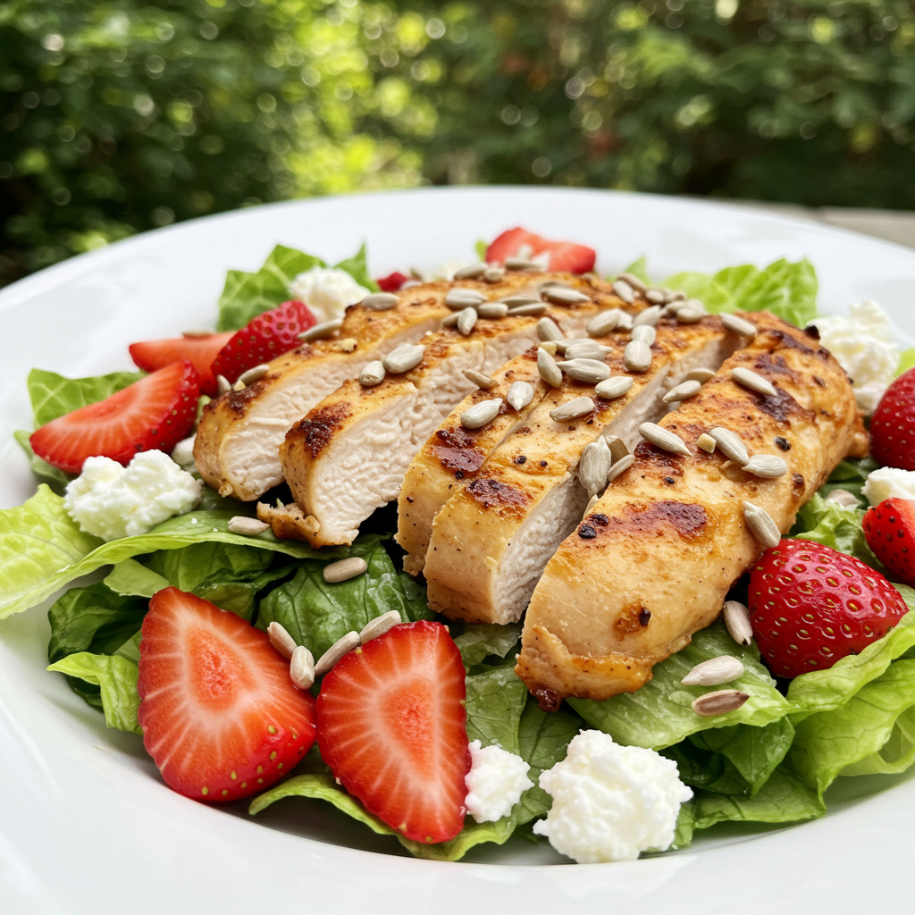 3. Strawberry Chicken Salad