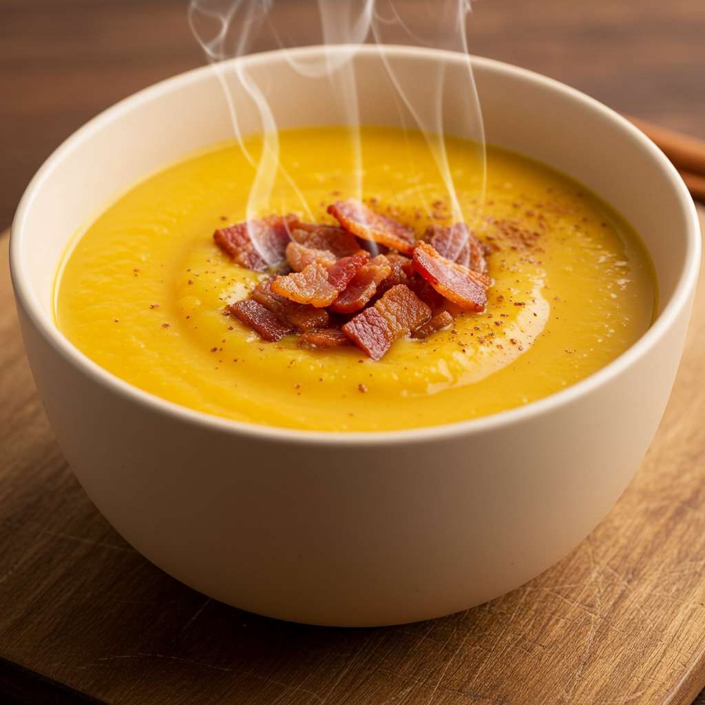 4. Apple &amp; Bacon Butternut Squash Soup