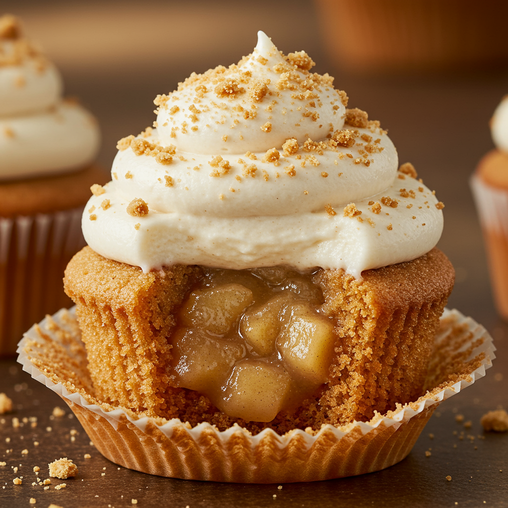 4. Apple Pie Cupcakes