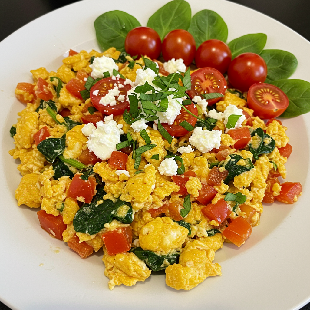 4. Colorful Veggie Scramble Canvas