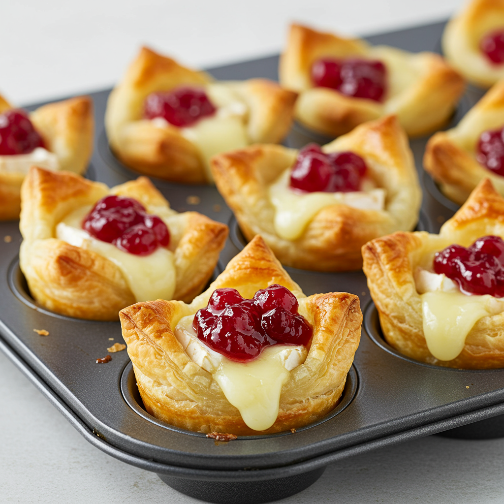 4. Cranberry Brie Bites