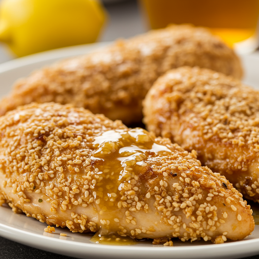4. Crispy Sesame Lemon Chicken