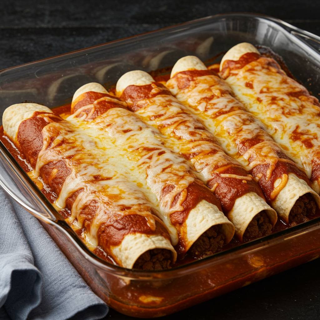 4. Easy Weeknight Beef Enchiladas
