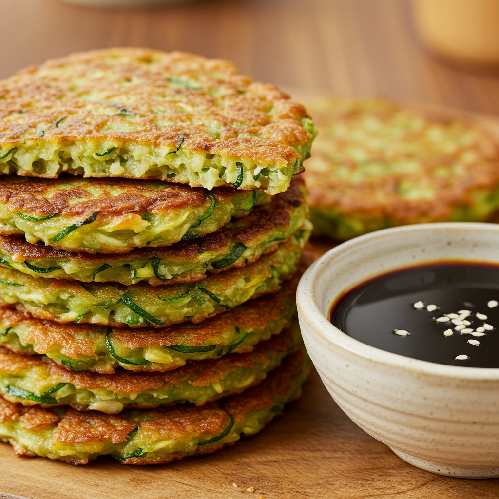 4. Hobak Buchim (Zucchini Pancakes)