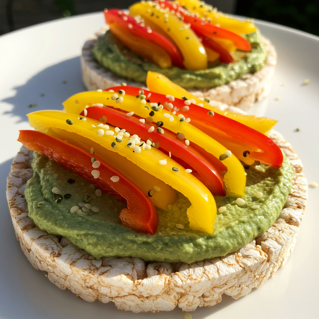 4. Hummus, Bell Pepper &amp; Hemp Hearts