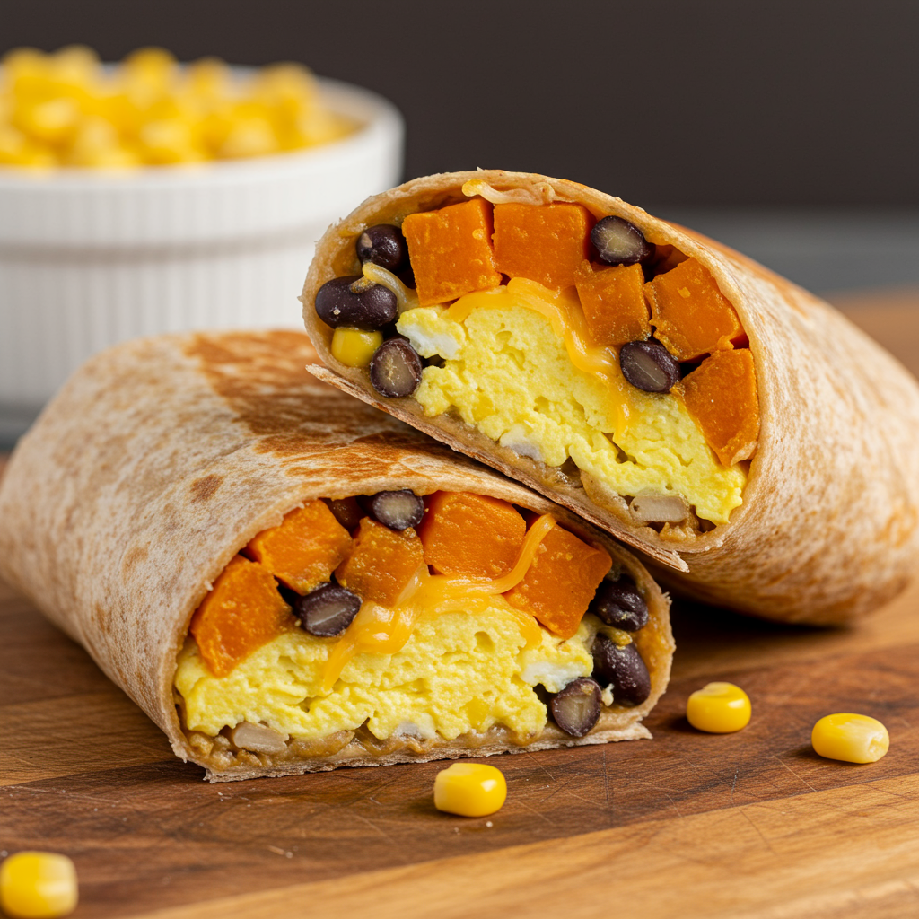 4. Sweet Potato Breakfast Burritos