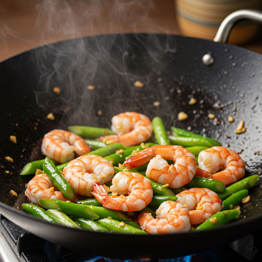 4. Vietnamese Shrimp & Asparagus Stir-Fry