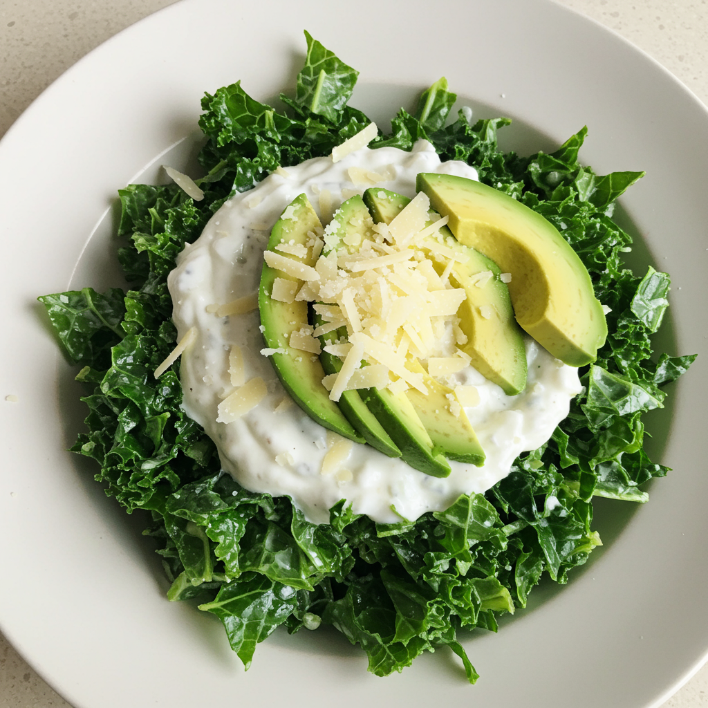 5. Avocado & Kale Caesar Salad