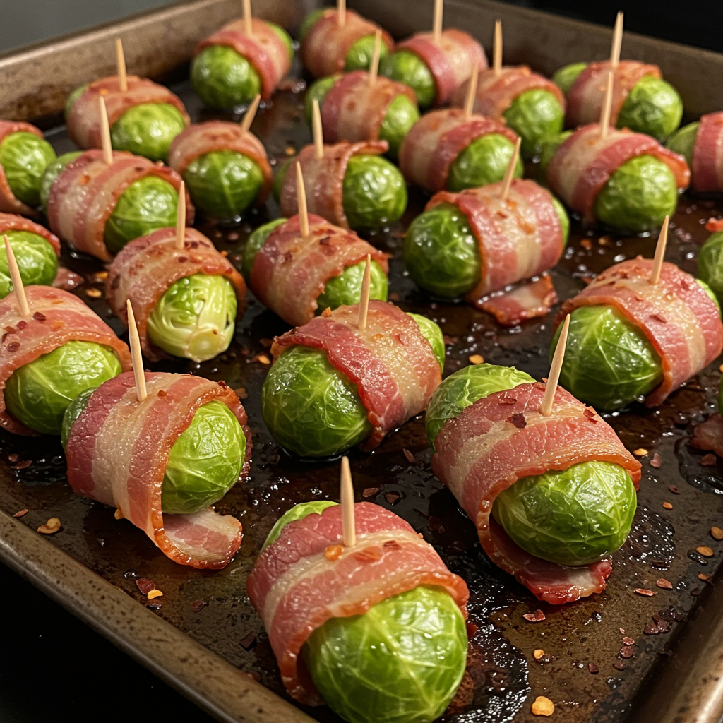 5. Bacon-Wrapped Brussels Sprouts