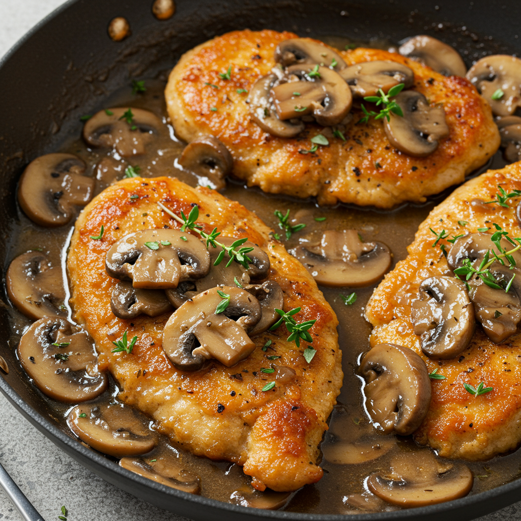 5. Chicken Marsala with Mushrooms