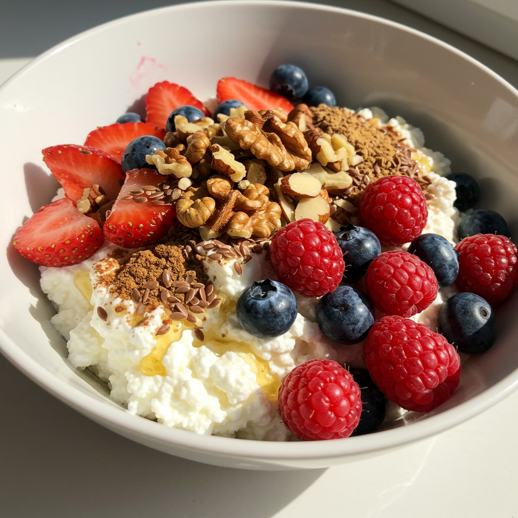 5. Cottage Cheese Breakfast Bowl